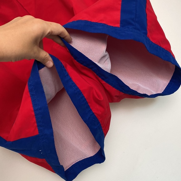 Montreal Canadiens NHL Shorts Men XL Red Blue Swim Sporty Logo Colour Block - Picture 9 of 15